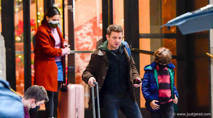 Jeremy Renner Films 'Hawkeye' Scenes, Seemingly with Clint Barton's Kids!