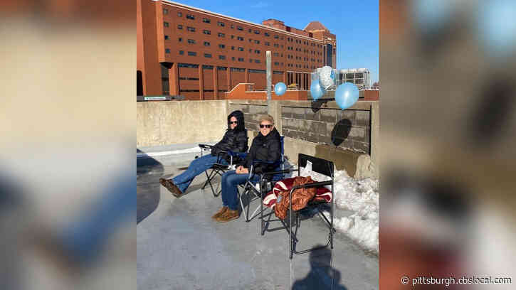 Grandparents Hold Socially-Distant Welcome Celebration For Newborn Grandson