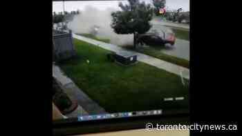 Dramatic high-speed crash in Brampton caught on video - CityNews Toronto