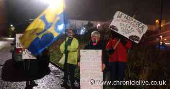Protest held at Sunderland Nissan plant to highlight "dangers" of no-deal Brexit