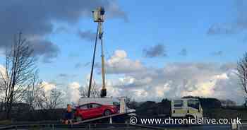 One person taken to hospital after multiple collisions on the A19