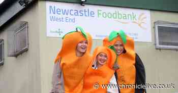 Newcastle students run 5k every day dressed as carrots for West End Foodbank