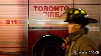 Toronto firefighters battle large fire in unoccupied townhouses near Downsview Park