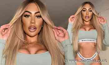 Chloe Ferry puts on a VERY busty display as she flaunts toned physique in green lingerie