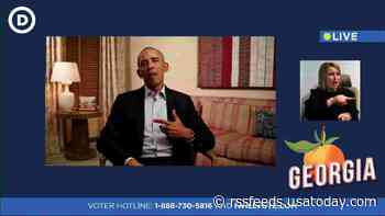 Former President Obama rallies for Georgia Dems