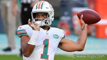 Fins expected to activate Tua; RB Gaskin returns