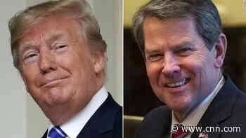 Trump pressured Georgia governor in call to help overturn Biden's win in state