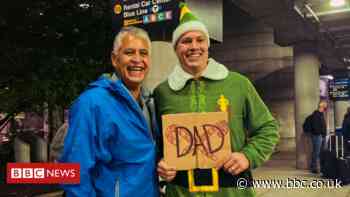 'Buddy the Elf' joke baffles dad in first meeting with son
