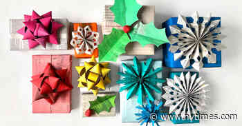 Wrap Gifts With Newspaper