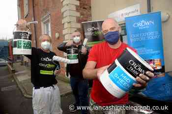 Darwen's Crown Paints lend a brush to Blackburn's Nightsafe