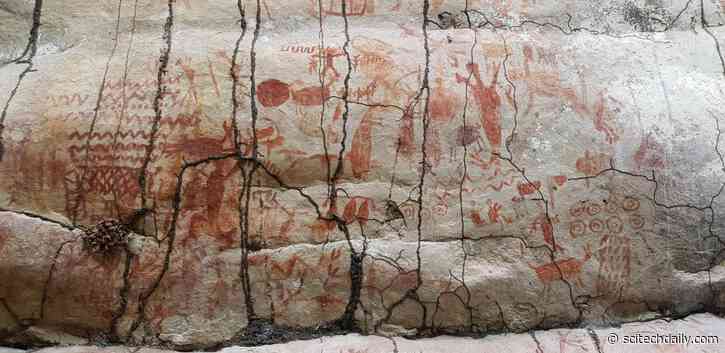 “Sistine Chapel of the Ancients” Discovered: Amazon Rock Art Shows the Rainforest’s Earliest Inhabitants Living With Giant Ice Age Animals