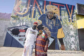 DJ honored with vibrant East Village mural – San Diego Downtown News - San Diego Downtown News