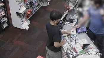 Suspect caught on camera stealing Xbox controller from Gamestop employee - KHOU.com