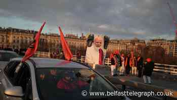 One man arrested at Indian High Commission protest in London