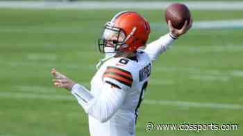 Browns lineman Kendall Lamm catches touchdown after Cleveland completely fools the Titans defense