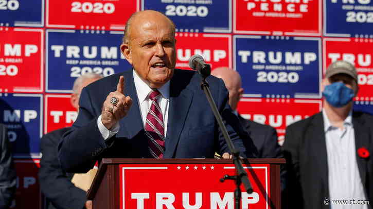 Trump announces that lawyer and ‘greatest mayor in NYC’ Rudy Giuliani has tested positive for Covid-19
