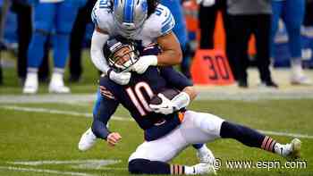 Trubisky's fumble seals Bears' fate in painful loss to Lions