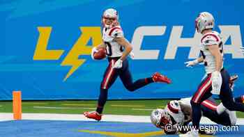 Olszewski's 70-yard punt return TD extends Patriots' lead over Chargers