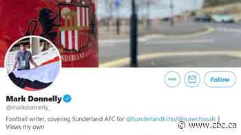 British soccer reporter mistaken for fired Vancouver Canucks anthem singer