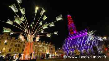 La ville d’Arras a donné le coup d’envoi des illuminations de Noël ce vendredi soir - La Voix du Nord