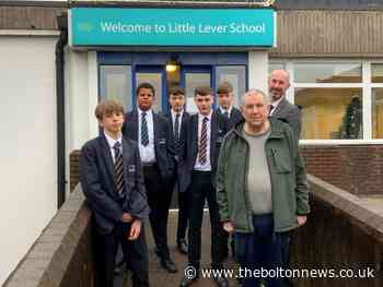 Sixty-six-year-old recently retired bingo hall worker thanks Little Lever High School pupils for coming to his aid when others would not