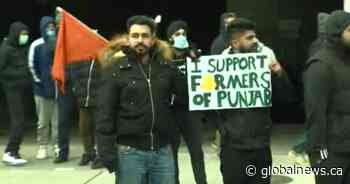 Demonstration held in Toronto in support of Indian farmers protesting new agriculture laws - Global News
