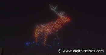 Watch Walmart’s dazzling light show using 1,000 Intel drones