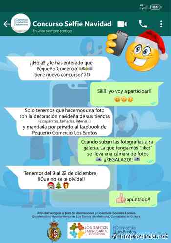 La campaña navideña de dinamización del comercio local de Los Santos de Maimona continúa con un concurso de selfies - Infoprovincia