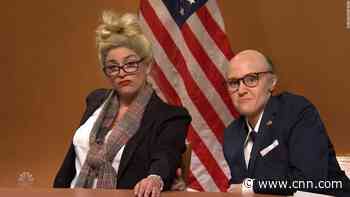 McKinnon as Giuliani presents voter fraud witnesses on 'SNL'
