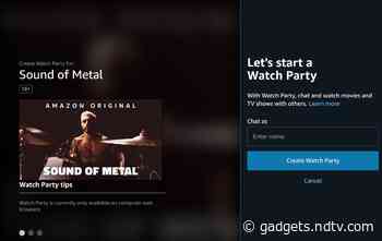 Amazon Prime Video’s ‘Watch Party’ Now in India. Here’s How to Set It Up