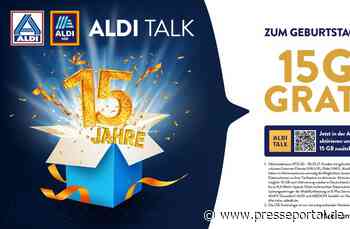 15 GB geschenkt: ALDI TALK feiert 15. Geburtstag