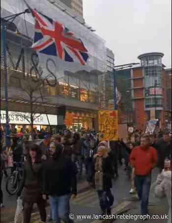 Accrington teacher slammed for attending anti-lockdown protest