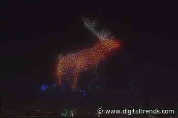 Watch Walmart’s dazzling light show starring 1,000 Intel drones