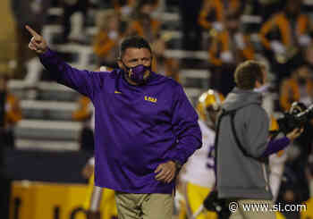 LSU's Ed Orgeron Remains Consistent on Potential Coaching Decisions Being Made After the Season - Sports Illustrated