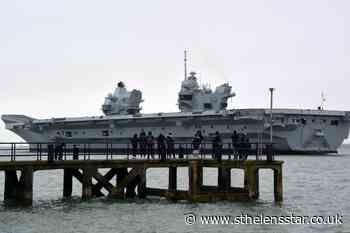 Royal Navy aircraft carrier undergoing repairs after suffering leak - St Helens Star