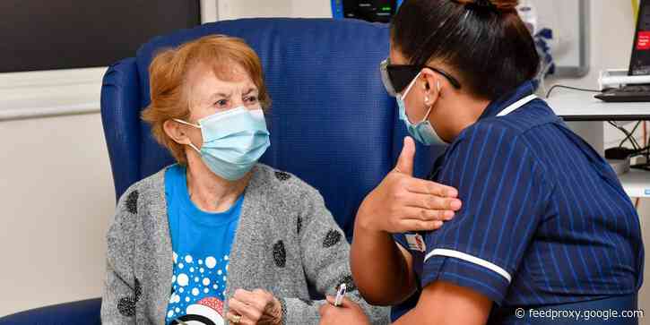 A 90-year-old British grandmother is the first person in the West to receive a COVID-19 vaccine outside clinical trials, as the UK starts inoculating its citizens