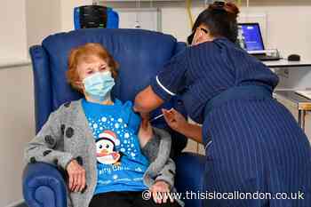 Grandmother first to receive Pfizer coronavirus vaccine on 'V-Day'