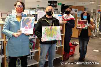 Negentien kleuters exposeren hun werk in bib