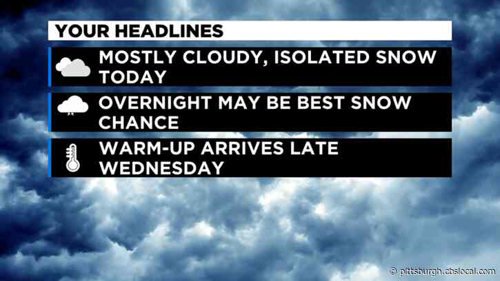 Pittsburgh Weather: Cold And Cloudy Conditions Continue Tuesday