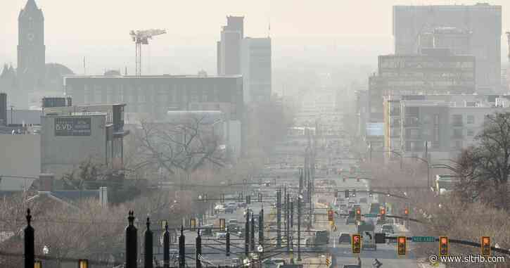 Utah’s winter inversions arrive as mountains disappear behind a curtain of air pollution