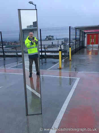 The Mall Blackburn: Mystery monolith spotted in shopping centre car park