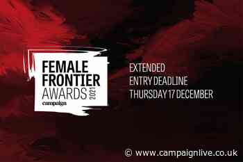 Campaign extends entry deadline for Female Frontier Awards