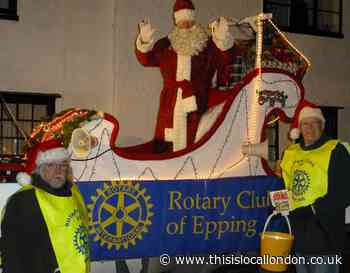 Christmas Santa sleigh to visit Epping, North Weald and Theydon Bois
