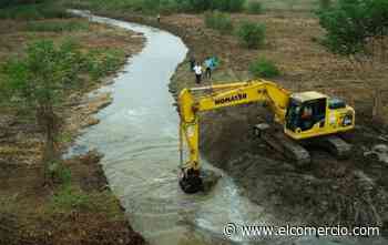 En el humedal de La Segua, en Chone, se construyó un canal para contrarrestar la sequía - El Comercio (Ecuador)