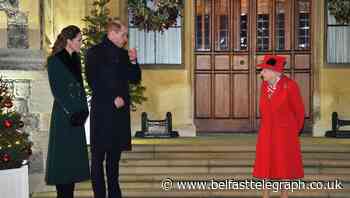 Queen welcomes Duke and Duchess of Cambridge with Windsor carol concert