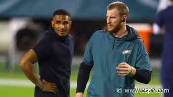 Eagles deviate from Andy Reid script by choosing Jalen Hurts over Carson Wentz