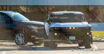 2022 GMC Hummer EV spotted in production bodywork     - Roadshow