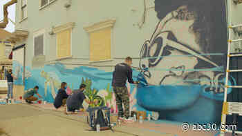 Dragon School in Oakland turns blank walls into works of art to build community