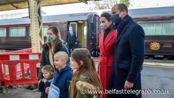 Boy, 8, meets Kate and William after completing cancer treatment