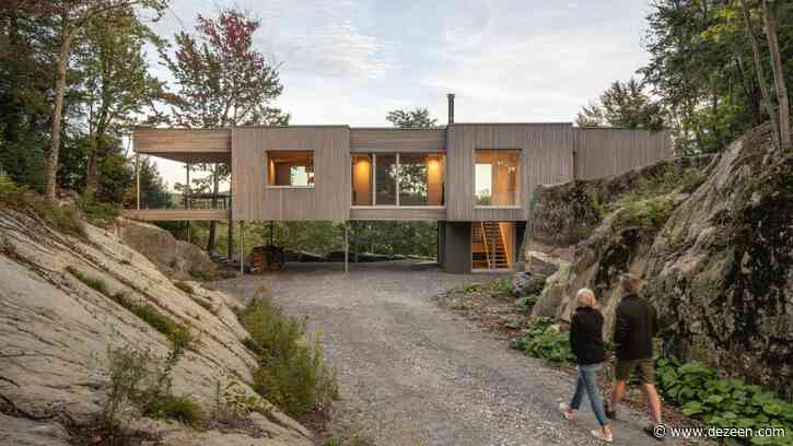 Natalie Dionne raises Forest House I on three-metre stilts for better light and views